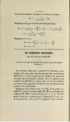 Des coordonnées biangulaires.
