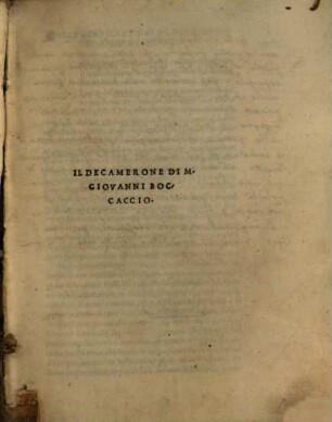 Il Decamerone
