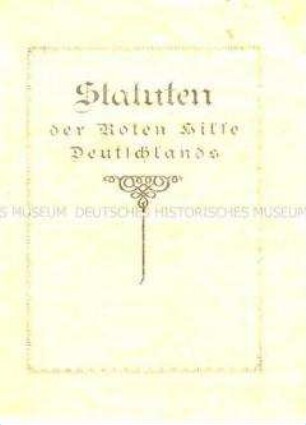 Statut der Roten Hilfe