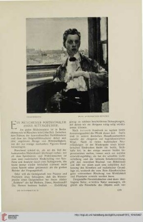 3: Ein Münchner Porträtmaler : Hans Autengruber