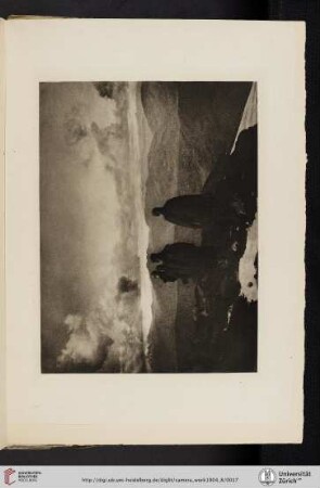 [J. [James] Craig Annan, VI. The Dark Mountains, photogravure from original negative]