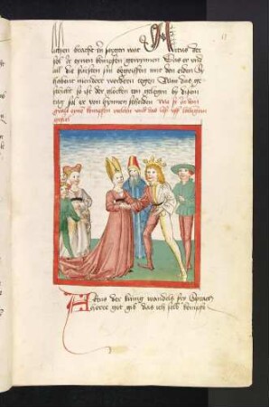 Im Gralsreich wird Lohengrin als Kämpfer für Elsa bestimmt