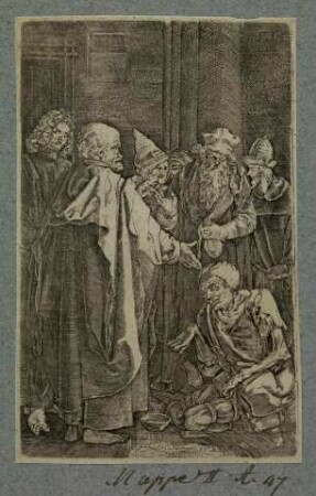 Petrus und Johannes heilen den Lahmen