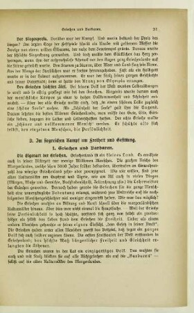 D. Im siegreichen Kampf um Freiheit und Gesittung