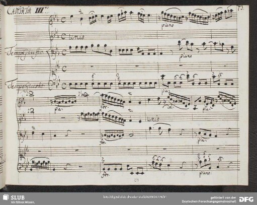 Cantata III: Chi non ode e chi non vede