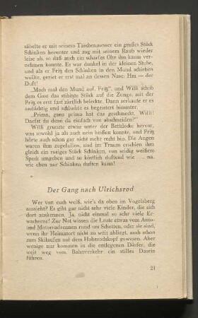 Der Gang nach Ulrichsrod