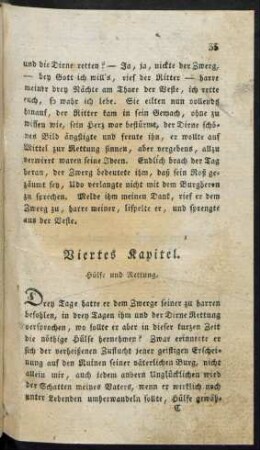Viertes Kapitel. Hülfe und Rettung.