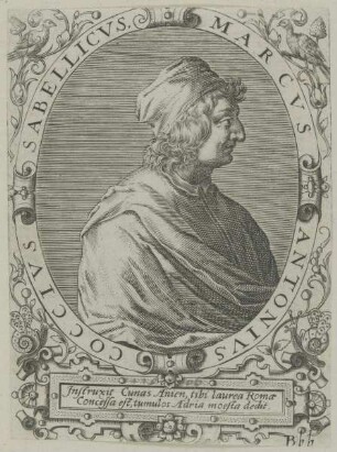 Bildnis des Marcvs Antonivs Coccivs Sabellicvs