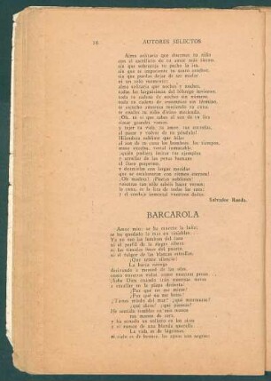 Barcarola