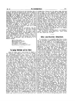 Die heutige Volksschule und ihre Lehrer