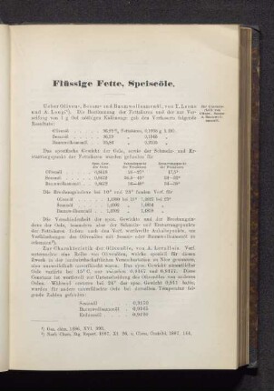 Flüssige Fette, Speiseöle