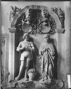 Handschuhsheim Sankt Vitus Kirrche Epitaph Johann von Ingelheim (gestorben 1517) und Ehefrau Margartha von Handschuhsheim (gestorben 1509)