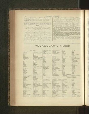 Correspondance.