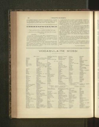 Correspondance.