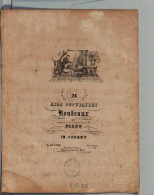 24 airs populaires en rondeaux : composés et doigtés pour le piano ; op. 609, 13. Walse de Strauss