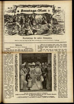 Ausgabe vom Sonntag, den 17. Juli 1904.