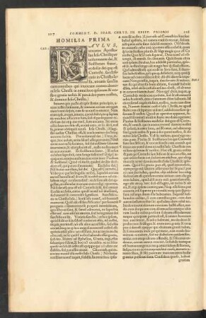 Homilia Prima