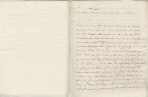 Lettre d'un officier prussien à un de ses amis à Berlin von Friedrich II.