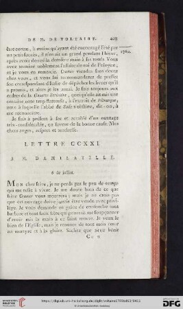 (Lettre CCXXI - CCXXX)