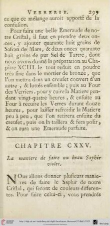 Chapitre CXXV
