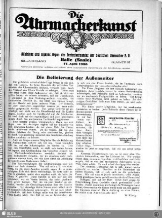 Die Belieferung der Außenseiter