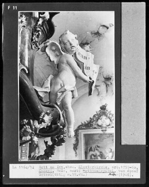 Evangelistensymbol vom Kanzelkorb: Matthäusengel