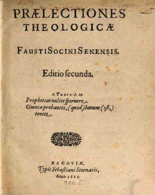 Praelectiones theologicae