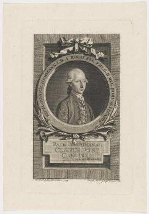 Bildnis des Iohann Hermann L.B. a Riede