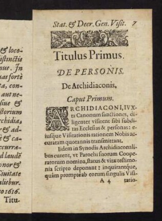 7-16, Titulus primus: De personis