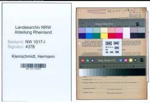 Entnazifizierung Hermann Kleinschmidt , geb. 27.09.1892 (Installateur)