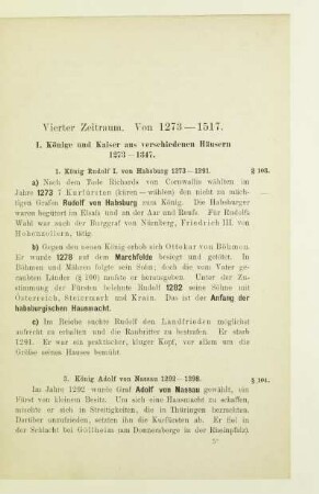 Vierter Zeitraum. Von 1273-1517