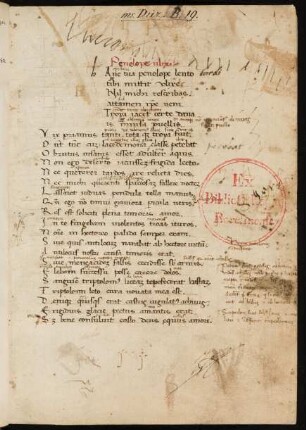 Epistolae heroidum (unvollständig)