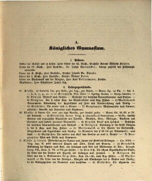 Jahresbericht über das Königl. Gymnasium Münnerstadt : für das Studienjahr ... ; bekannt gemacht bei der feierlichen Preise-Vertheilung am ... 1837