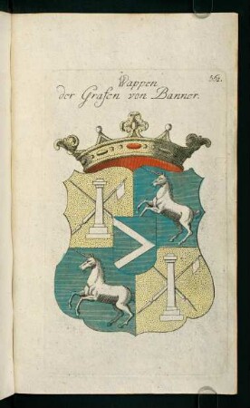 561r-561v, 561. Wappen der Grafen von Banner
