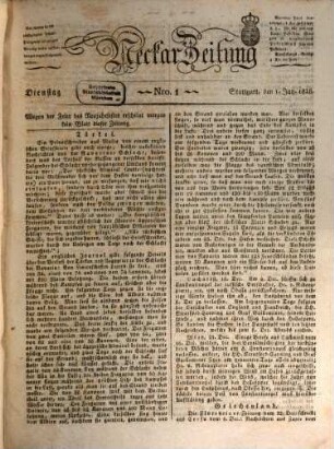 Neckar-Zeitung. 1828