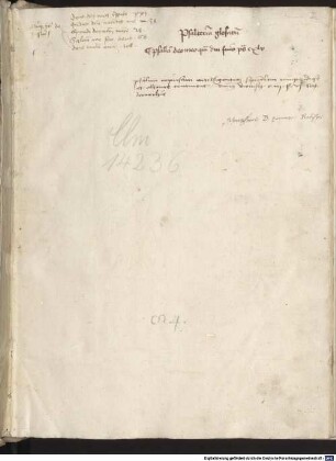Expositio psalmorum. Glossa in cantica novi et veteris testamenti - BSB Clm 14236