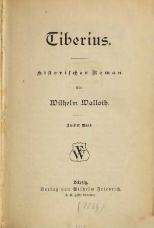 Tiberius : Historischer Roman, 2