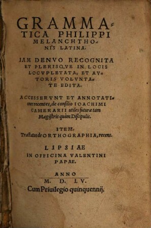 Grammatica latina