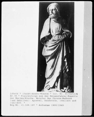 Figurenfolge aus der Bergenfahrerkapelle der Marienkirche — Apostel