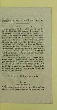 Geschichte der nordischen Reiche