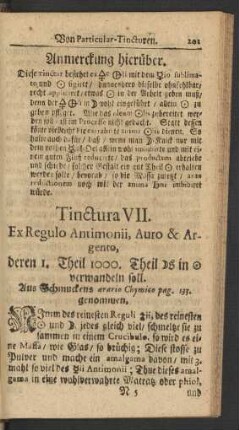 Tinctura VII.