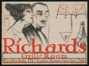 Richard's Grill. Paar am Tisch