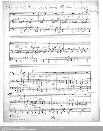 Irgendwo. Arr - Mus.11302-K-504,2 : Bariton, pf; RMWV 298/2