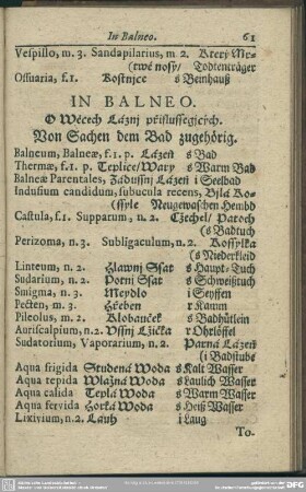 In Balneo
