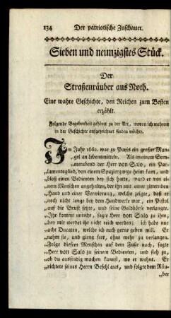 Sieben und neunzigstes Stück