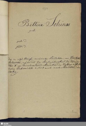 172. Schinas, Bettina