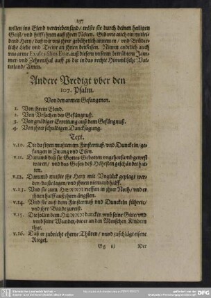Andere Predigt uber den 107. Psalm