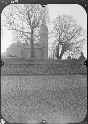 Niederau-Gröbern. Pfarrkirche (1686-1689). Ansicht von Süden