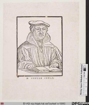 Bildnis Justus Jonas (eig. Jodocus Koch)