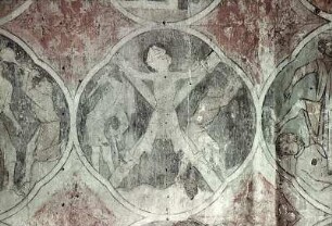 Der heilige Andreas am Kreuz